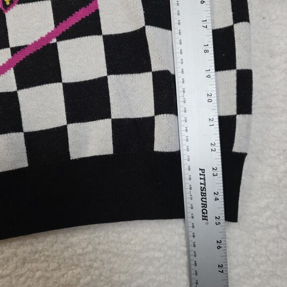 Dressed in LaLa Womens Oversize Sweater S/M Grand Prix POWERFUL WOMAN Thick Knit - Picture 8 of 9